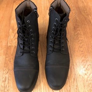 DOCKERS Mens brown boots LACE and Zip size 13